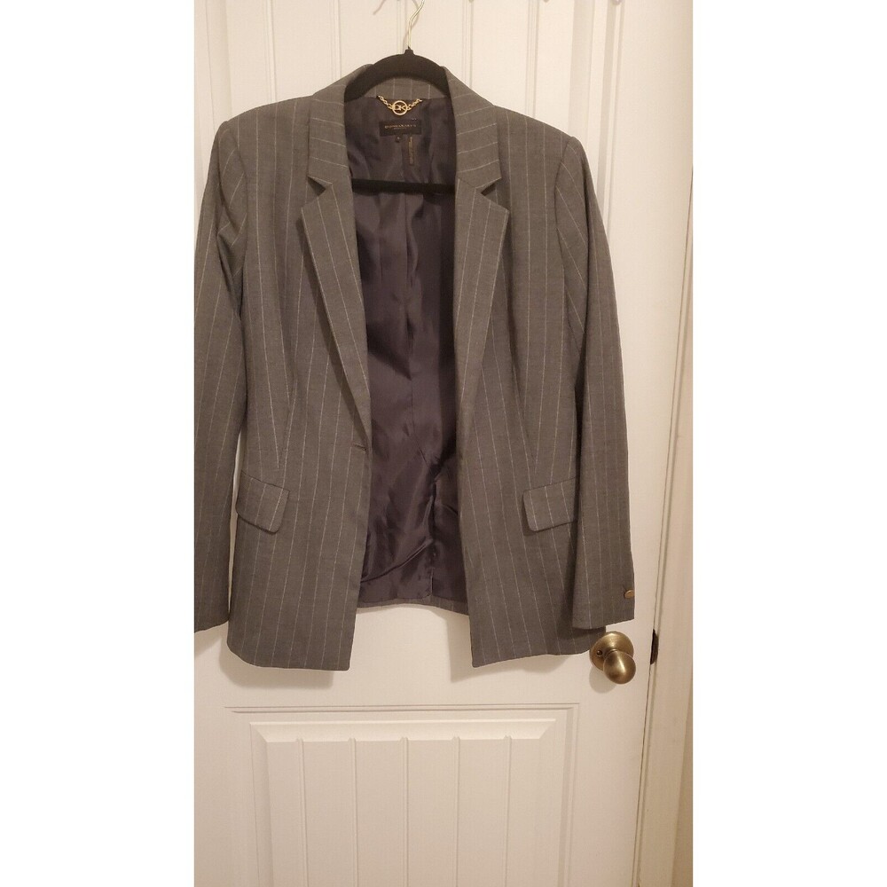 Women's DKNY Blazer Charcoal Dark Gray Size 10